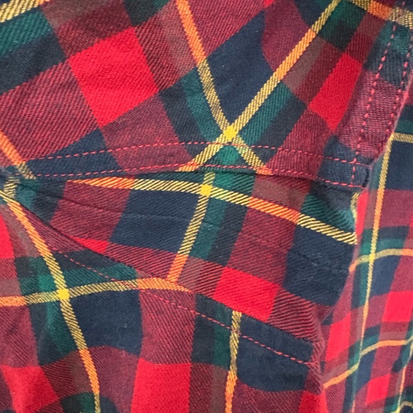 HP Duluth Flannel Shirt XL Holiday Women’s Free Swingin’ NEW - Picture 8 of 8